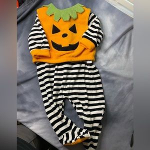 First Moments Pumpkin Halloween Costume Toddler size 12 Months
